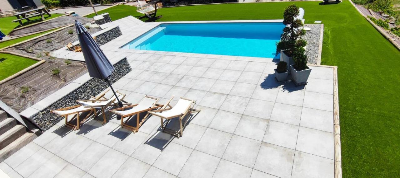 Chambre Vue Lac Av Piscine Prunieres Exterior photo